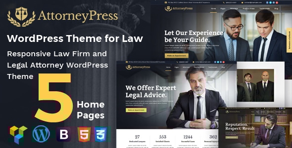 Attorney Press - Lawyer WordPress Theme Logo