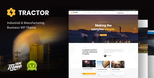 Tractor - Industrial & Manufacturing WordPress Theme Logo