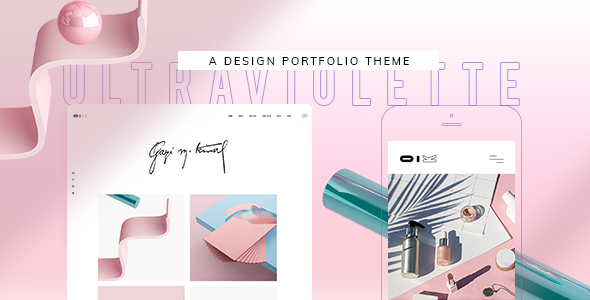 UltraViolette - Design Portfolio WordPress Theme Logo
